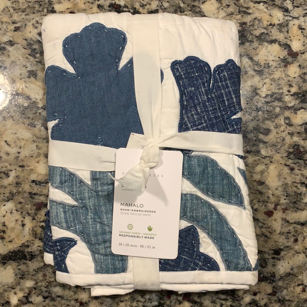 NEW Pottery Barn MAHALO Sham Standard